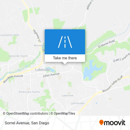 Mapa de Sorrel Avenue