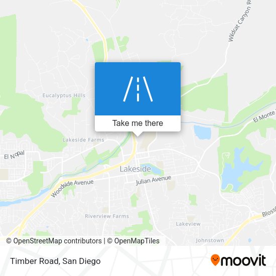 Mapa de Timber Road