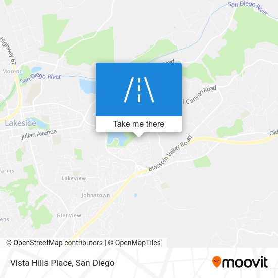Mapa de Vista Hills Place