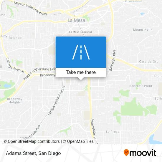 Adams Street map