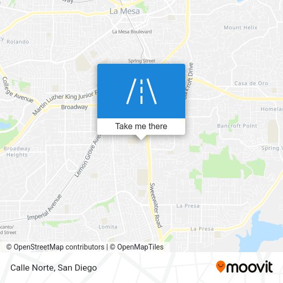 Mapa de Calle Norte