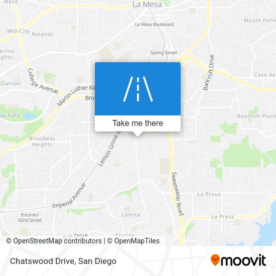 Chatswood Drive map