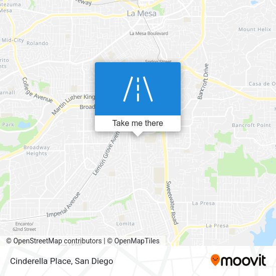 Mapa de Cinderella Place