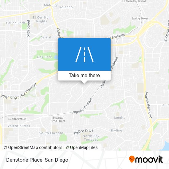 Mapa de Denstone Place