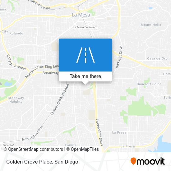 Mapa de Golden Grove Place