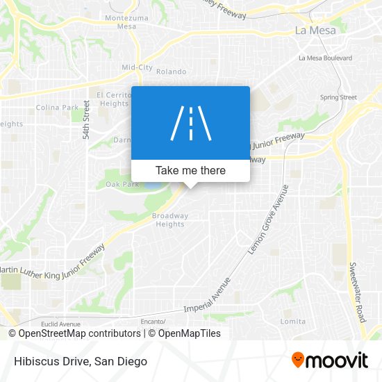 Mapa de Hibiscus Drive