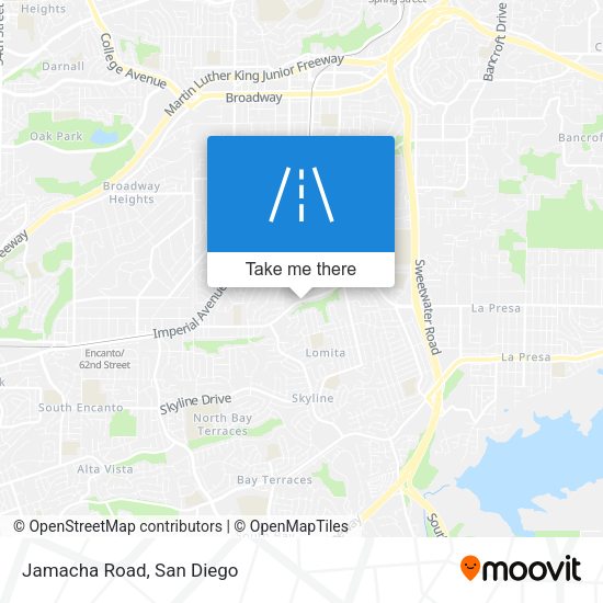 Mapa de Jamacha Road