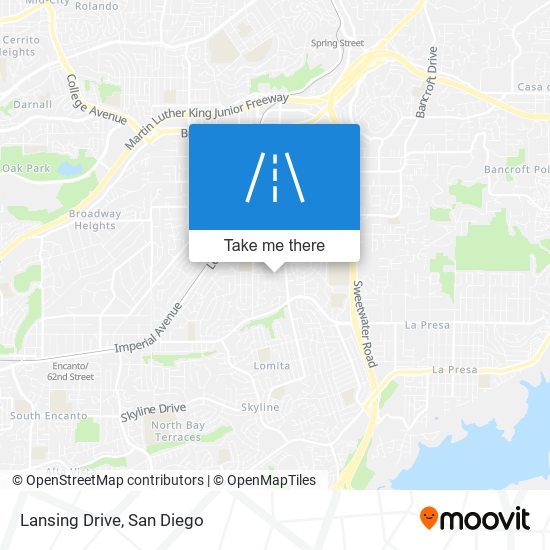 Lansing Drive map