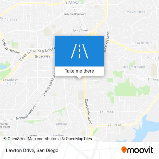 Mapa de Lawton Drive