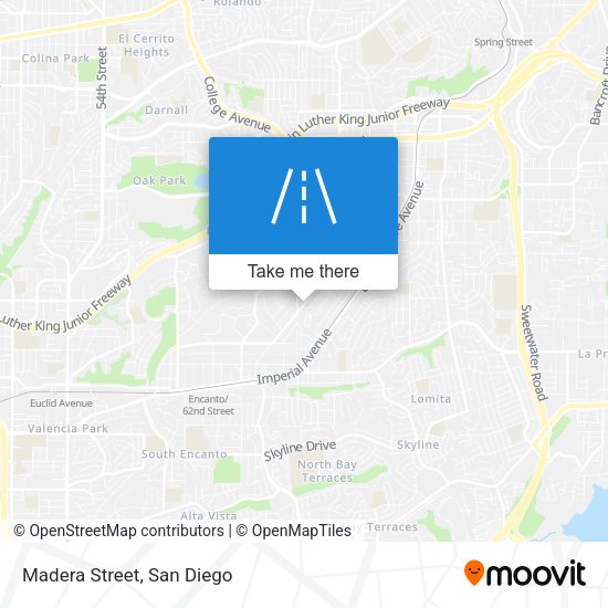 Mapa de Madera Street