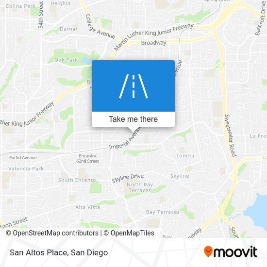 Mapa de San Altos Place