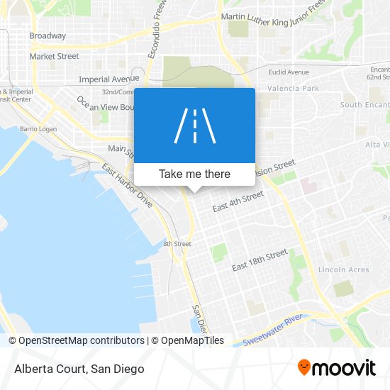 Alberta Court map