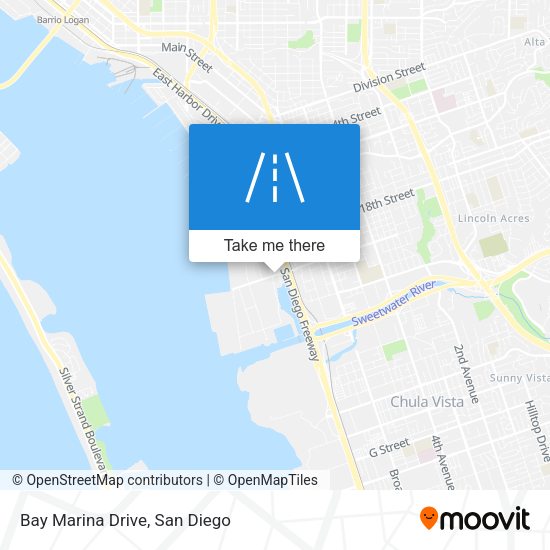 Bay Marina Drive map