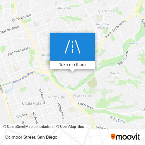 Mapa de Calmoor Street