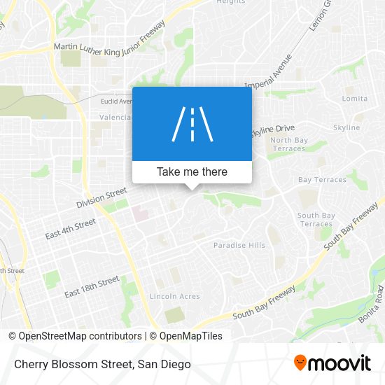 Mapa de Cherry Blossom Street