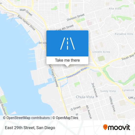 Mapa de East 29th Street