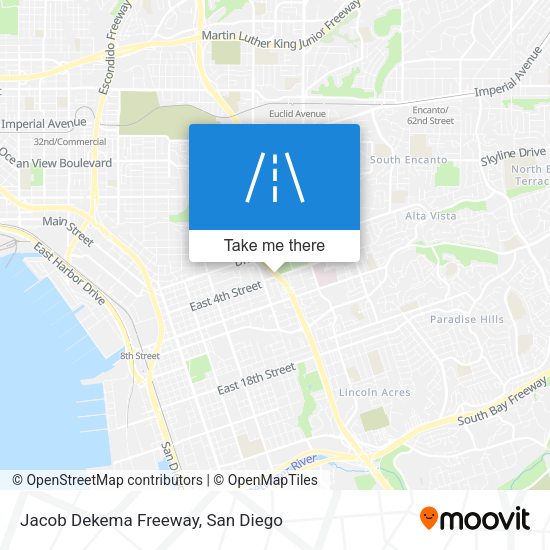 Mapa de Jacob Dekema Freeway