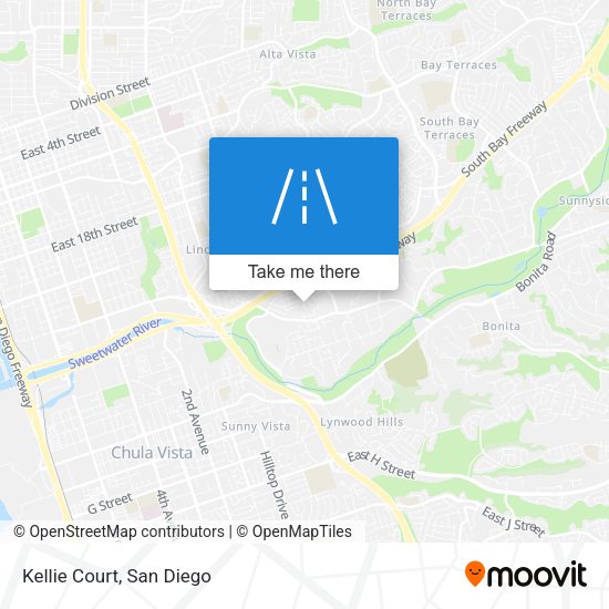 Mapa de Kellie Court