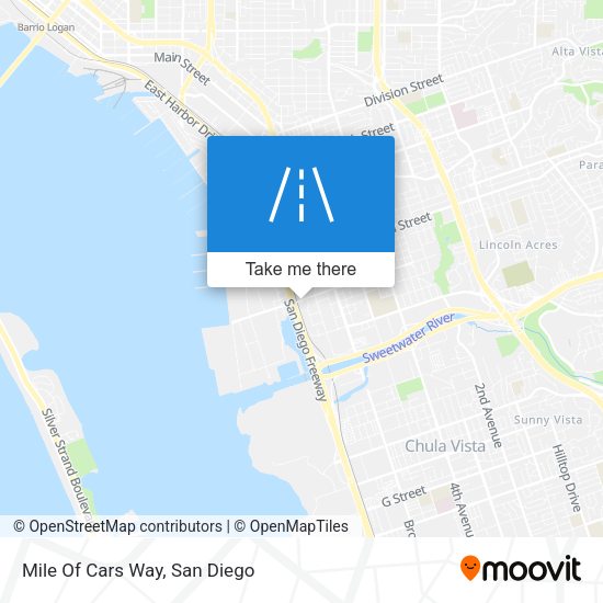 Mapa de Mile Of Cars Way