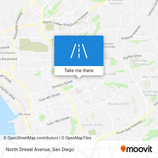 Mapa de North Drexel Avenue