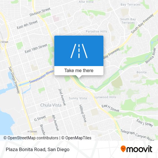Mapa de Plaza Bonita Road