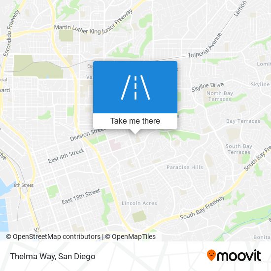 Thelma Way map