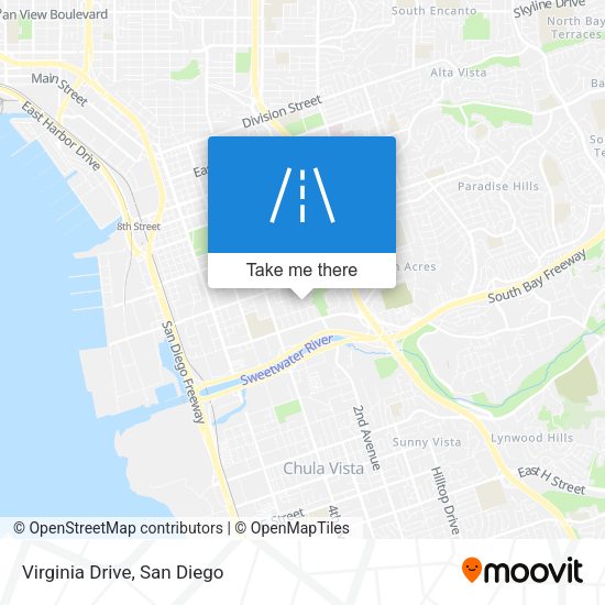 Virginia Drive map