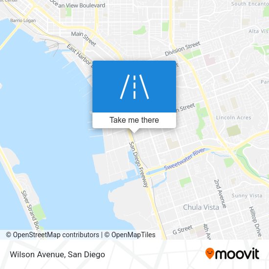 Mapa de Wilson Avenue