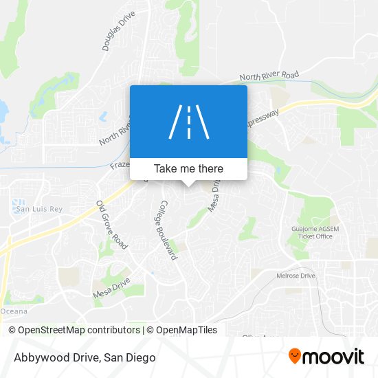 Abbywood Drive map