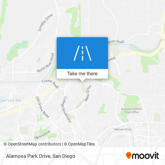 Alamosa Park Drive map