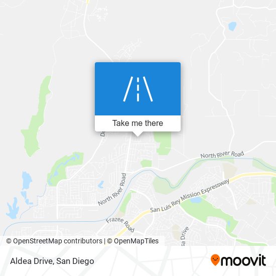 Aldea Drive map
