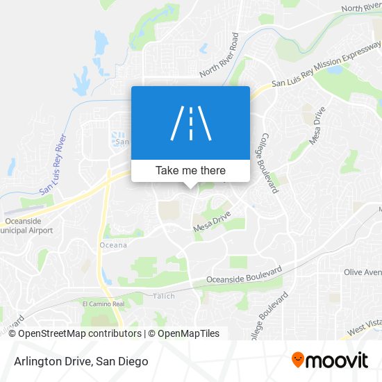 Arlington Drive map