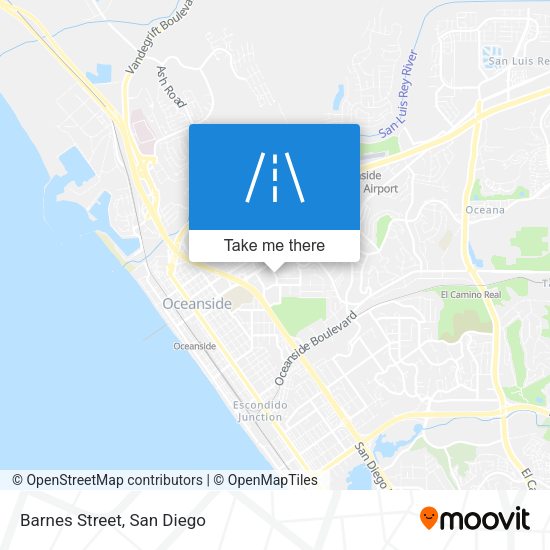 Mapa de Barnes Street