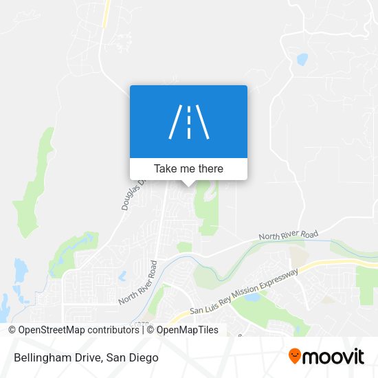 Mapa de Bellingham Drive