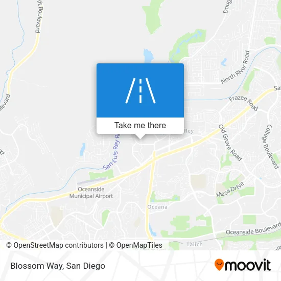 Blossom Way map