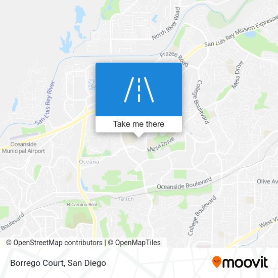 Mapa de Borrego Court