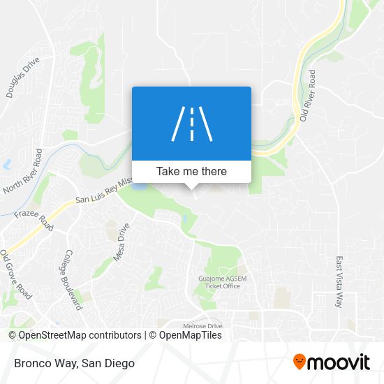 Mapa de Bronco Way