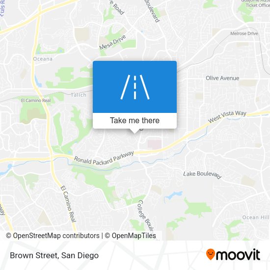 Mapa de Brown Street