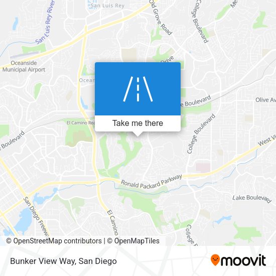 Mapa de Bunker View Way