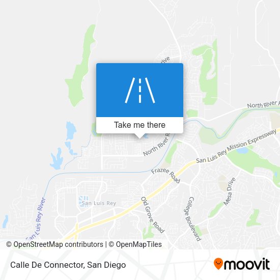 Calle De Connector map