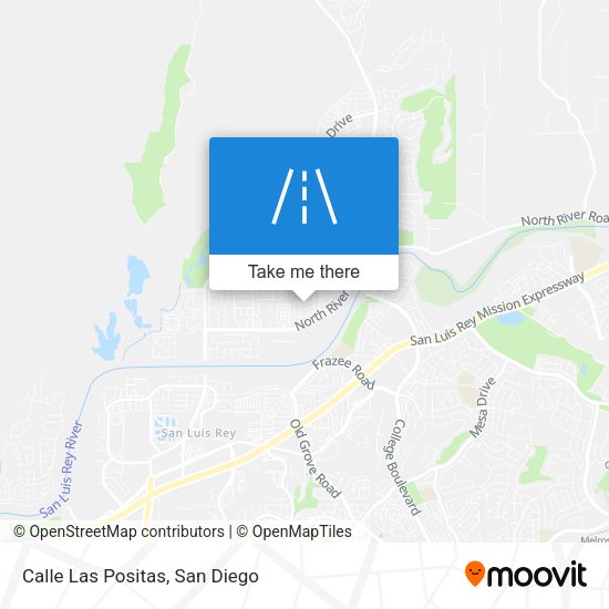 Mapa de Calle Las Positas