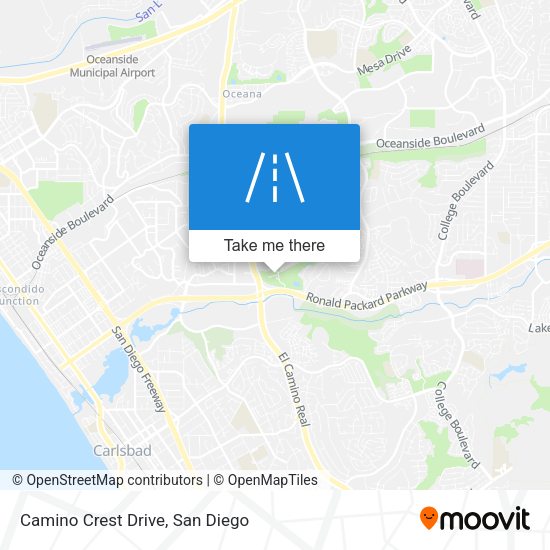 Mapa de Camino Crest Drive