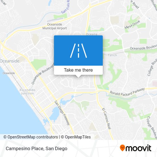 Mapa de Campesino Place