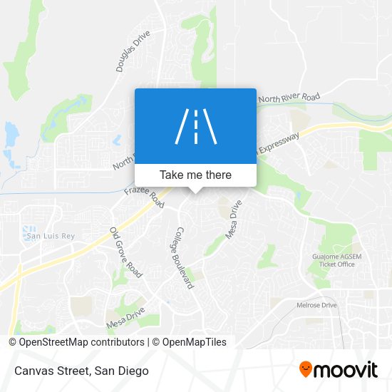Mapa de Canvas Street