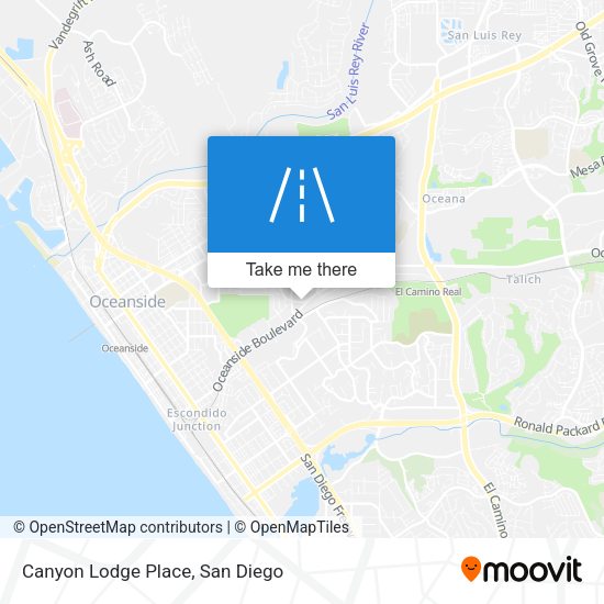 Mapa de Canyon Lodge Place