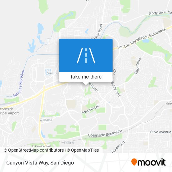 Mapa de Canyon Vista Way