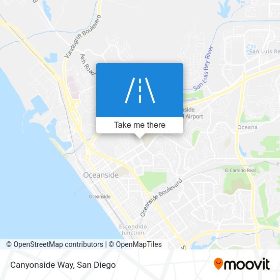 Mapa de Canyonside Way