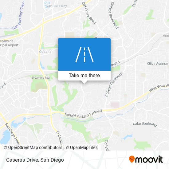 Mapa de Caseras Drive