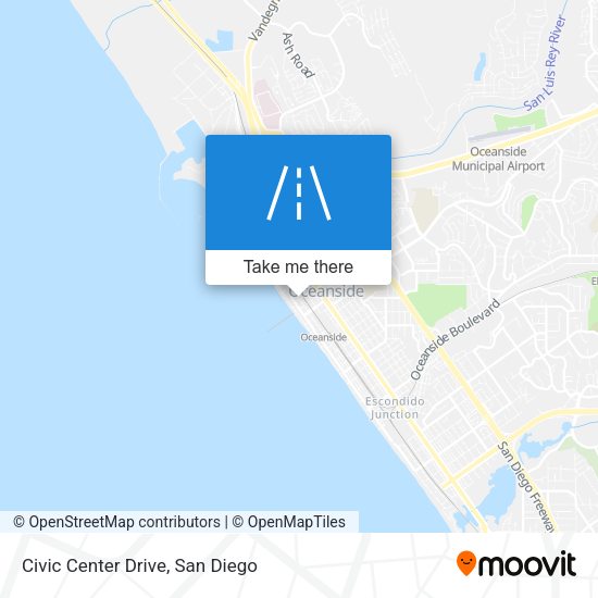Civic Center Drive map