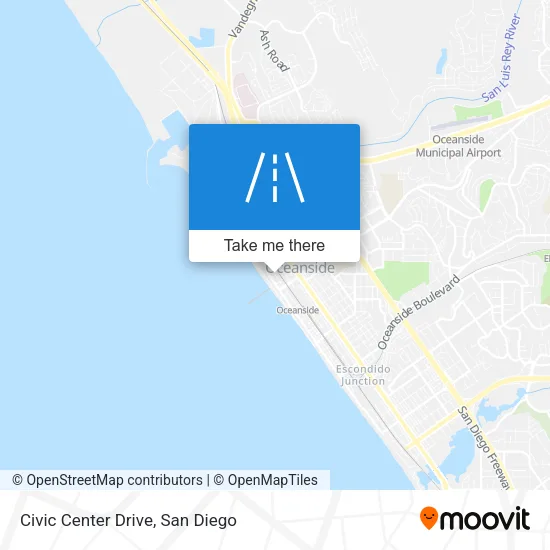 Mapa de Civic Center Drive